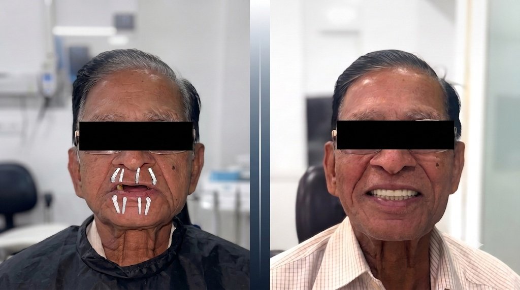 Ceramic dental crowns and titanium implants